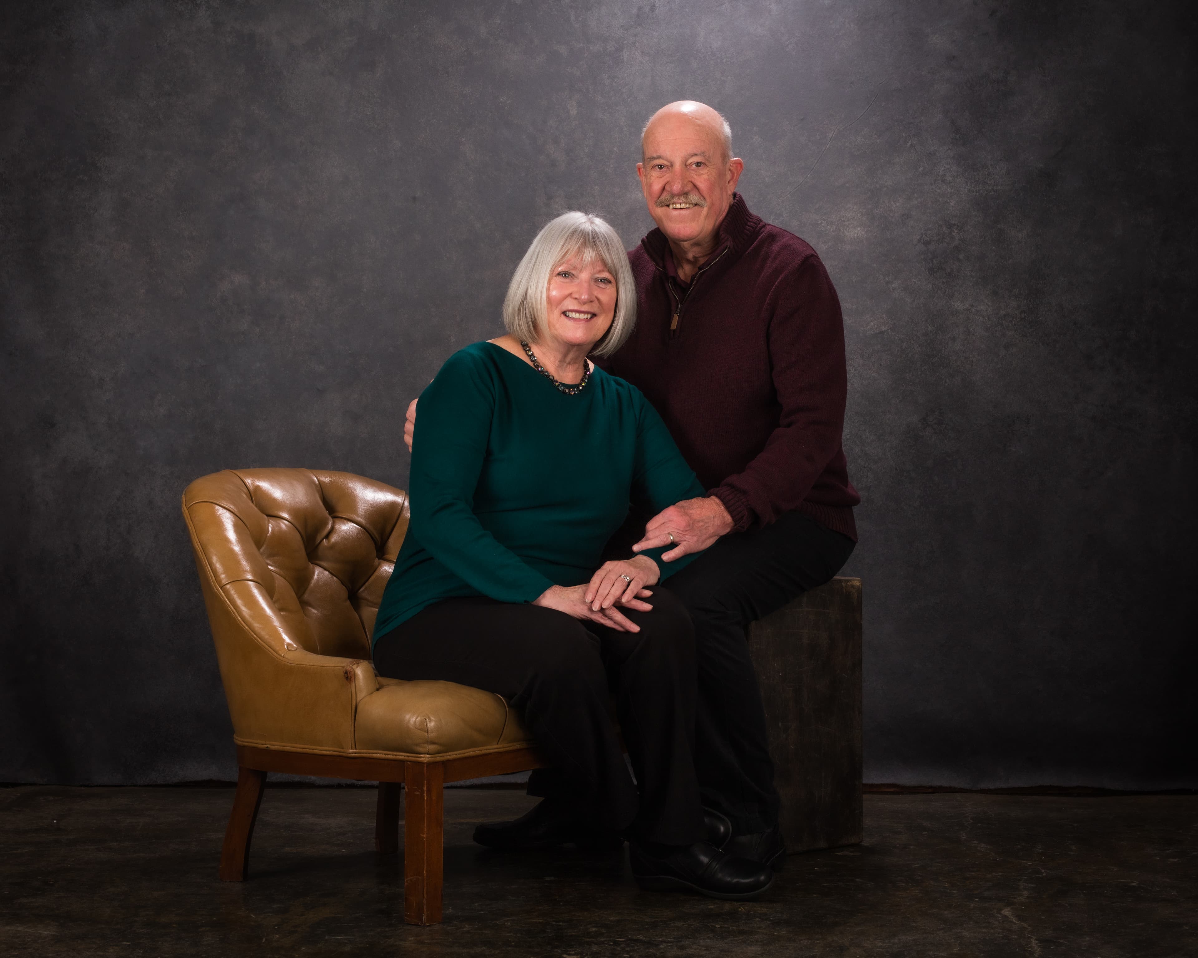 Family portrait from a Legacy fine art studio session